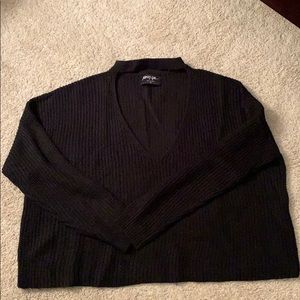 Cropped black Nasty Gal sweater